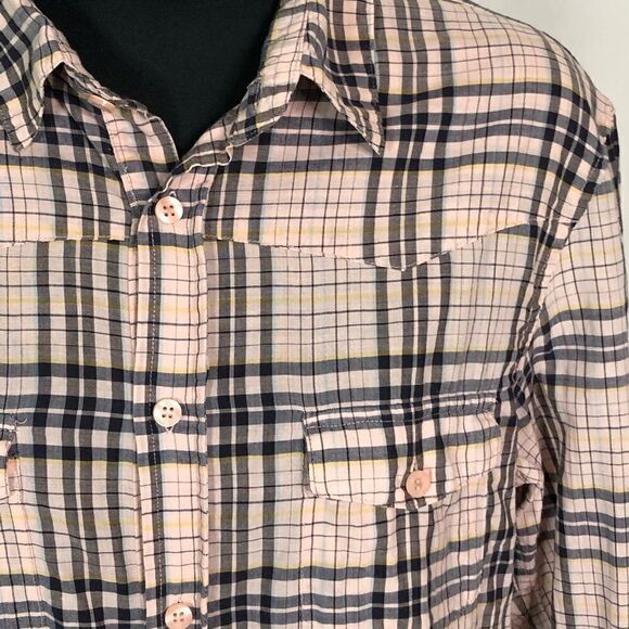 Joe’s Jeans Pink Plaid The Shirt - Women’s M - Picture 5 of 7